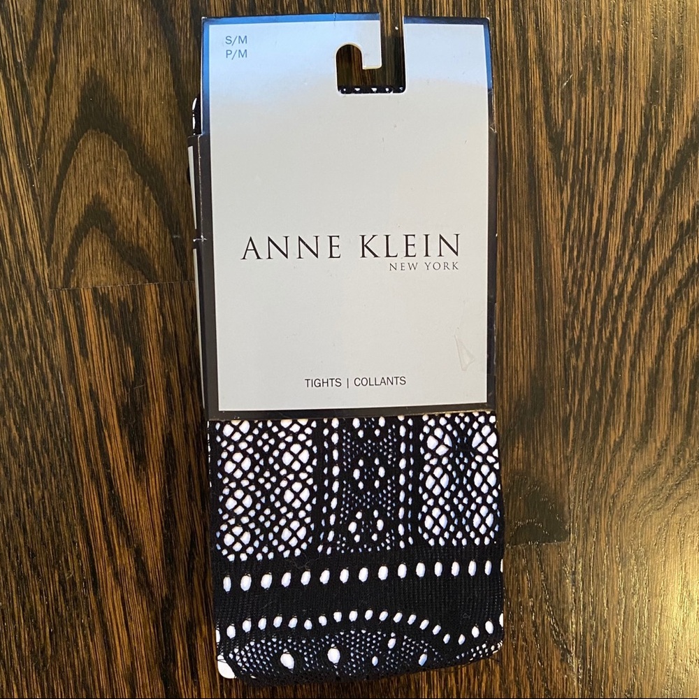 NWT Anne Klein Patterned Tights